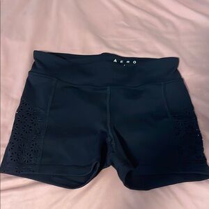 Aeropostale Women's Black Athletic Shorts